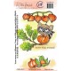 LPF-LANT-02   LA PETITE FRANÇAISE COLL. LANTERNES ET PHYSALIS TAMPONS CLEAR RITON LA RATON