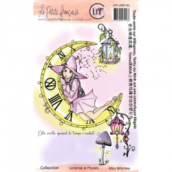 LPF-LANT-01   LA PETITE FRANÇAISE COLL. LANTERNES ET PHYSALIS TAMPONS CLEAR MISS WITCHEE