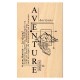 FF226013   FLORILEGES DESIGN COLLECTION HORIZONS TAMPON BOIS COMPOSITION AVENTURE