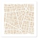 FDS226003   FLORILEGES DESIGN COLLECTION HORIZONS POCHOIR 15x15cm CARTE URBAINE
