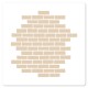 FDS226002   FLORILEGES DESIGN COLLECTION HORIZONS POCHOIR 15x15cm MUR DE BRIQUES