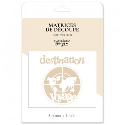 FDD226003   FLORILEGES DESIGN COLLECTION HORIZONS OUTILS DE DÉCOUPE DESTINATION VOYAGE