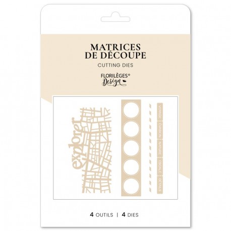 FDD226002   FLORILEGES DESIGN COLLECTION HORIZONS OUTILS DE DÉCOUPE MOTS EXPLORER