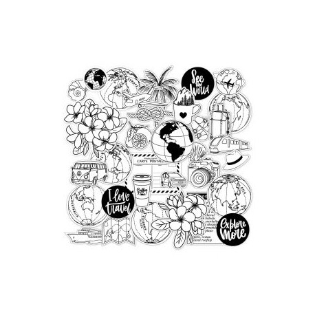 FDDC226004   FLORILEGES DESIGN COLLECTION HORIZONS 36 DIE CUTS CALQUE MOTIFS
