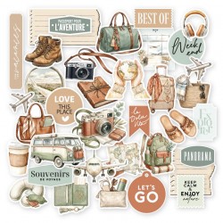 FDDC226001   FLORILEGES DESIGN COLLECTION HORIZONS 36 DIE CUTS IMPRIMÉS MOTIFS