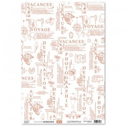FDPC226004   FLORILEGES DESIGN COLLECTION HORIZONS PAPIER CALQUE 4   A4