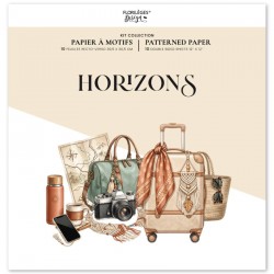 FDPI226011    FLORILEGES DESIGN COLLECTION HORIZONS KIT IMPRIMÉ x10 feuilles