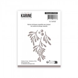 KAD4608   LES ATELIERS DE KARINE HISTOIRES AU NATUREL DIES FEUILLAGES D'HIVER