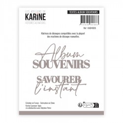 KAD4606   LES ATELIERS DE KARINE HISTOIRES AU NATUREL DIES TEXTES ALBUM SOUVENIRS