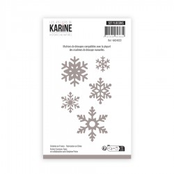 KAD4603   LES ATELIERS DE KARINE HISTOIRES AU NATUREL DIES SET FLOCONS
