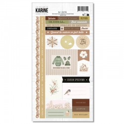 KAST46   LES ATELIERS DE KARINE HISTOIRES AU NATUREL STICKERS