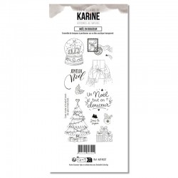 KAT4607  LES ATELIERS DE KARINE HISTOIRES AU NATUREL TAMPON CLEAR NOËL EN DOUCEUR