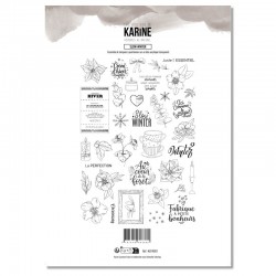 KAT4601  LES ATELIERS DE KARINE HISTOIRES AU NATUREL TAMPON CLEAR SLOW WINTER