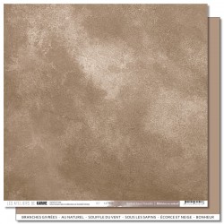 KAC4611   LES ATELIERS DE KARINE HISTOIRES AU NATUREL NOISETTE  30.5 cm x 30.5 cm