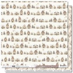 KAC4602   LES ATELIERS DE KARINE HISTOIRES AU NATUREL AU COEUR DU VILLAGE 30.5 cm x 30.5 cm