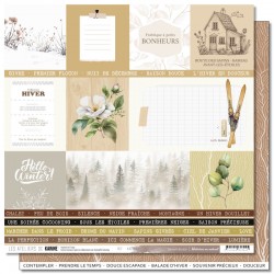 KAC4601   LES ATELIERS DE KARINE HISTOIRES AU NATUREL SAISON DOUCE  30.5 cm x 30.5 cm