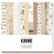 KAC4608   LES ATELIERS DE KARINE HISTOIRES AU NATUREL  6 FEUILLES + 1 CALQUE IMPRIMÉ
