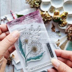 FAM106  CHOU & FLOWERS COLLECTION LA CLÉ DES SOUVENIRS TAMPON CLEAR PISSENLIT