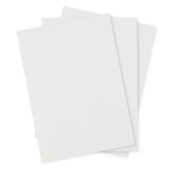 FEUILLE A4 METALLISE BLANC  (LA FEUILLE)