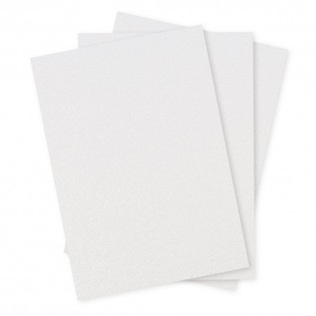 FEUILLE A4 METALLISE BLANC  (LA FEUILLE)