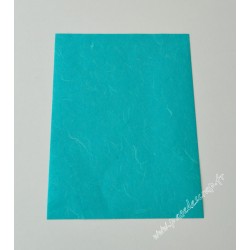 A4 SOIE JAPON TURQUOISE