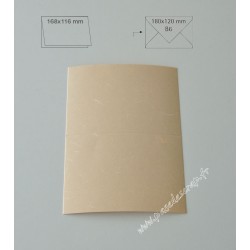 CARTE B6 SOIE JAPON BEIGE