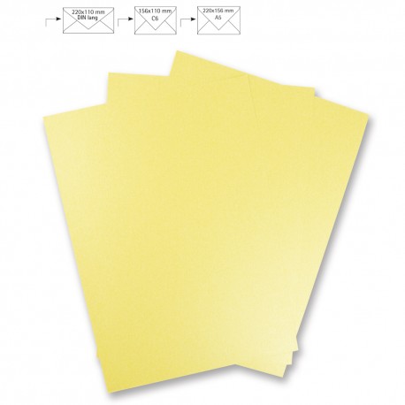 PAPIER METALLIQUE CITRON