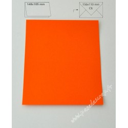 CARTE A6 ORANGE