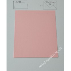 CARTE A6 ROSE LAYETTE