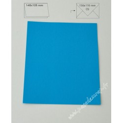 CARTE A6 BLEU AZUR
