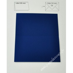 CARTE A6 BLEU NUIT