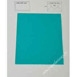 CARTE A6 TURQUOISE