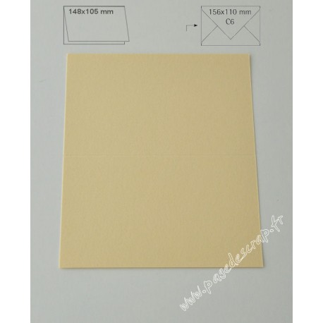 CARTE A6 BEIGE