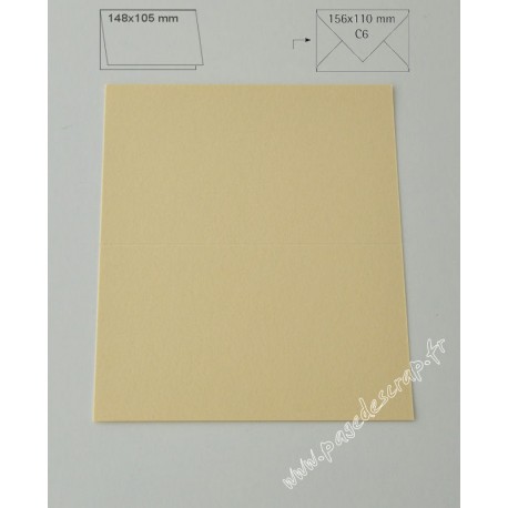 CARTE A6 BEIGE