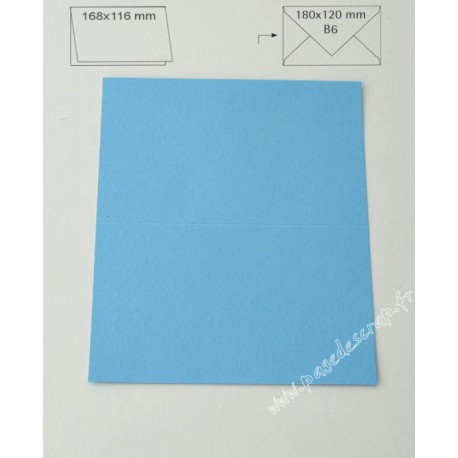 CARTE B6 BLEU LAYETTE