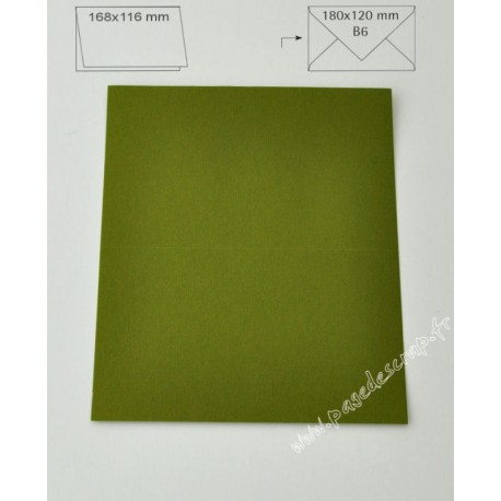 CARTE B6 OLIVE
