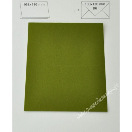 CARTE B6 OLIVE