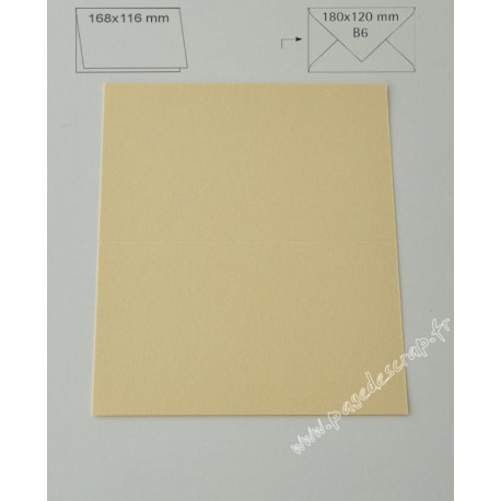 CARTE B6 BEIGE