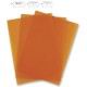 A4 TRANSPARENT JAUNE MANDARINE  (LA FEUILLE)