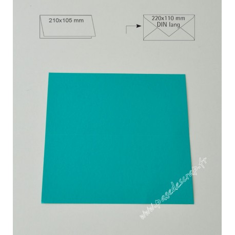 CARTE DIN TURQUOISE