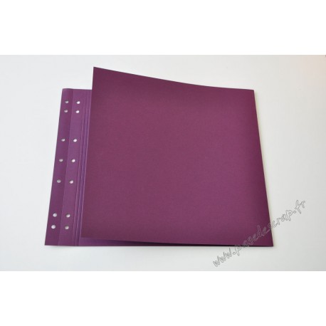 PAGE DOUBLE AUBERGINE