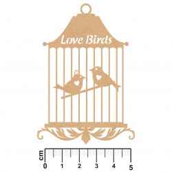 CAGE OISEAU LOVE BIRDS