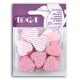 25 CONFETTIS PTIT COEUR ROSE