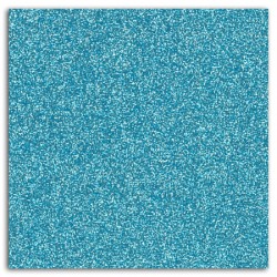 GLITTER PAPIER ADH. BLEU CIEL