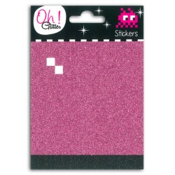 2 PL MOSAIC GLITTER ROSE/NOIR