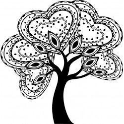 TAMP G ARBRE ZENTANGLE