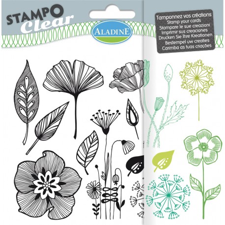 STAMPO CLEAR FLEURS