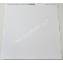 BAZZILL PAPIER LISSE BLANC