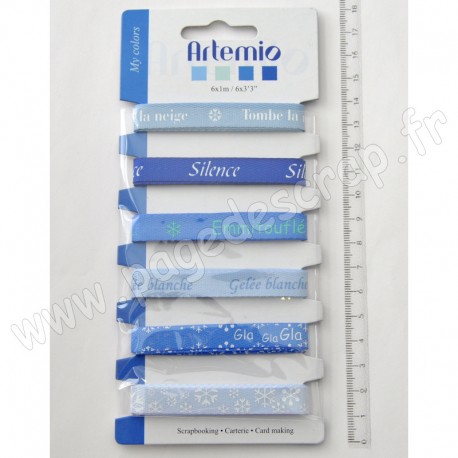 ARTEMIO RUBANS 6  x 1 m BLEU