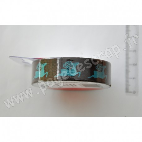 ARTEMIO MASKING TAPE RENNES TURQUOISES 15 mm x 10 m